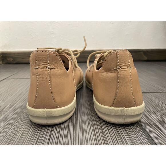 KEEN Womens Lorelai II Brown Leather Lace Up Sneaker Shoes Size 7 - Picture 3 of 13